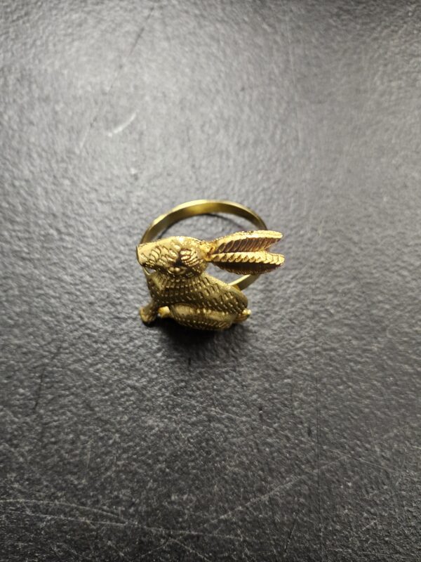 Napkin Ring Holder 12 Pieces of Easter Bunny Napkin Buckle Napkin Ring Cloth Ring Gold | EZ Auction