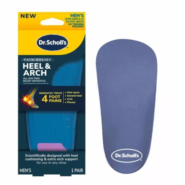 Dr. Scholl's Pain Relief Orthotics for Heel Pain for Men - 1 Pair - Size (8-12) | EZ Auction