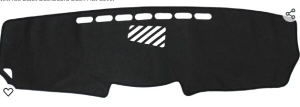 NewYall Black Dashboard Dash Mat Cover | EZ Auction