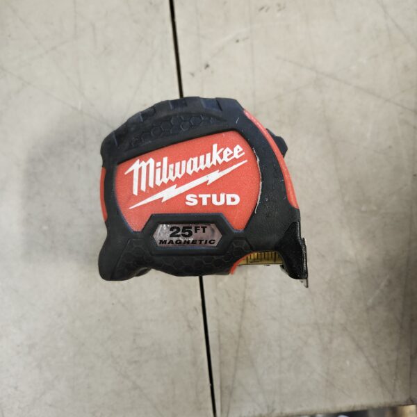 Milwaukee 25 ft. x 1-5/16 in. Gen II STUD Magnetic Tape Measure with 17 ft. Reach | EZ Auction