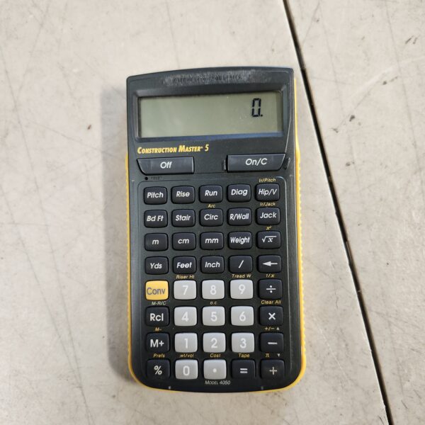 Calculated Industries Construction Master 5 Calculator | EZ Auction