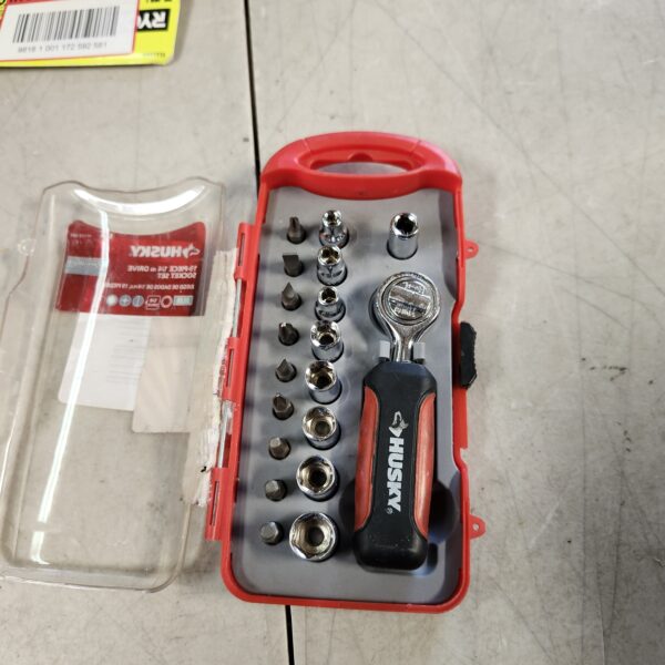 Husky 19-piece 1/4 in Drive Socket Set | EZ Auction