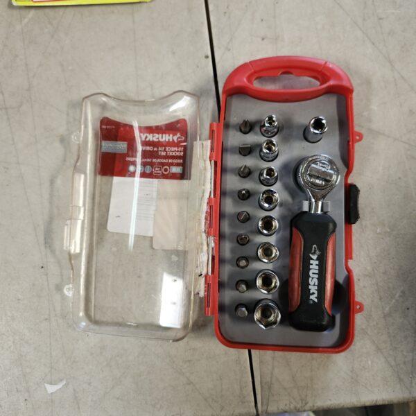 Husky 19-piece 1/4 in Drive Socket Set | EZ Auction