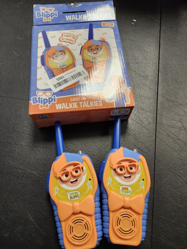 ekids Blippi Toy Walkie Talkies for Kids, Light-Up Indoor and Outdoor Toys | EZ Auction