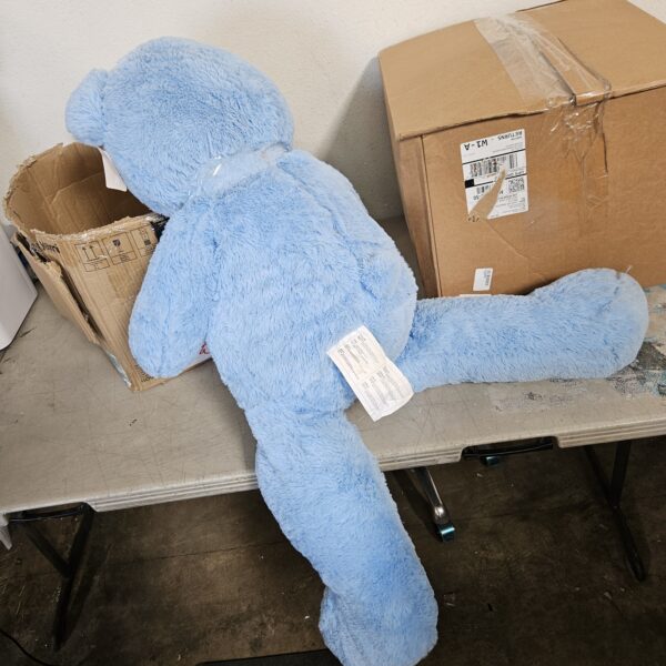 Large Blue Teddy Bear Jumbo Bear 55 inch Oversize Huge Stuffed Animal for Boys and Girls | EZ Auction