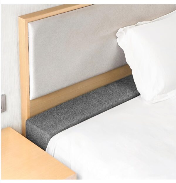 ***USED***PACK OF 2 DEEPSHARK Bed Gap Filler for Twin/Twin XL Mattress, High-Density 45D Sponge, Removable and Washable Cover, Mattress Extender Filler for Headboard Gap, Bed Space Crack, Wall(39"×4"×6", Twin/Twin XL) | EZ Auction