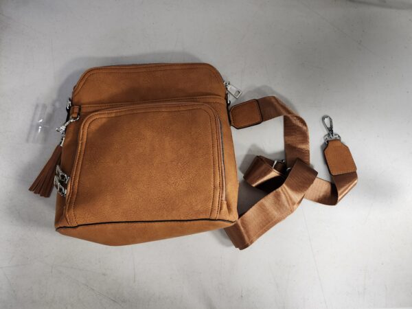 Crossbody Purse for Women,Lightweight Medium Crossbody Bag Soft Leather Women's Shoulder Handbags with Tassel | EZ Auction