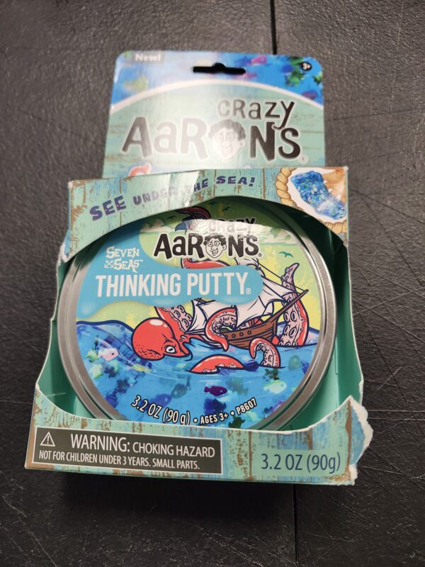 Crazy Aaron's Seven Seas Thinking Putty - Ocean Blue Sensory Play Putty - Non-Toxic - Never Dries Out - Creative Toy Fun for Ages 3+ | EZ Auction