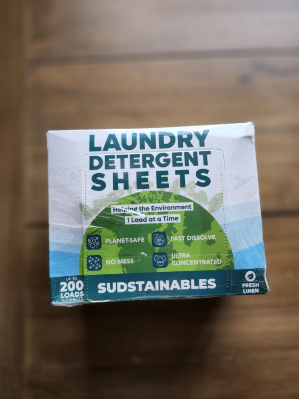 Sojourner Eco Friendly Laundry Detergent Sheets - 200 Count, Unscented, Plastic Free, Zero Waste, Ultra Cleaning Strength, Sensitive Skin Safe, Saves Space | EZ Auction