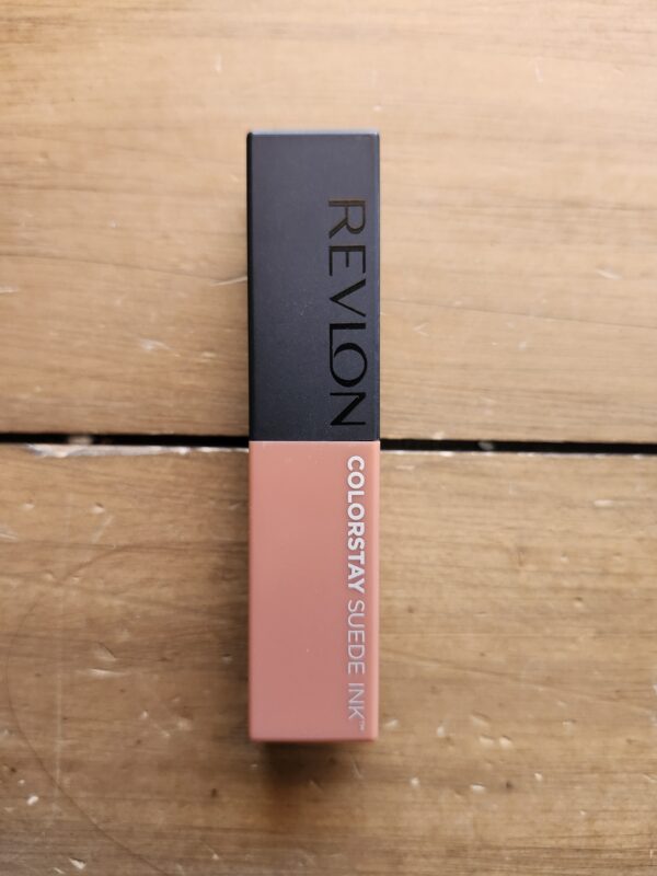 REVLON Lipstick, ColorStay Suede Ink, Built-in Primer, Infused with Vitamin E, Waterproof, Smudge-proof, Matte Color, 001 Gut Instict, 0.09 oz. | EZ Auction