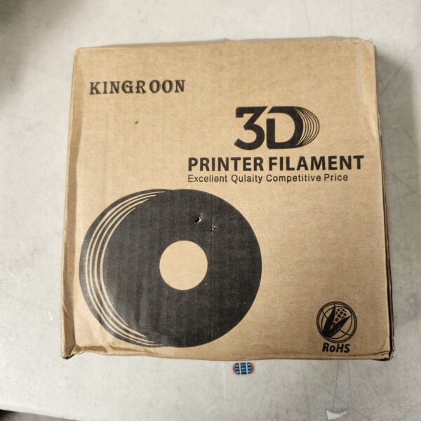 Kingroon PLA 3D Printer Filament, Triple Color Silk PLA Filament, Dimensional Accuracy +/- 0.03 mm, 1 kg Spool(2.2lbs), 1.75 mm, Red Blue Yellow | EZ Auction