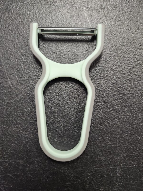 Y Shape Open Body Straight Swiveled Blade Speed Peeler - Mint Green - 1 Peeler | EZ Auction