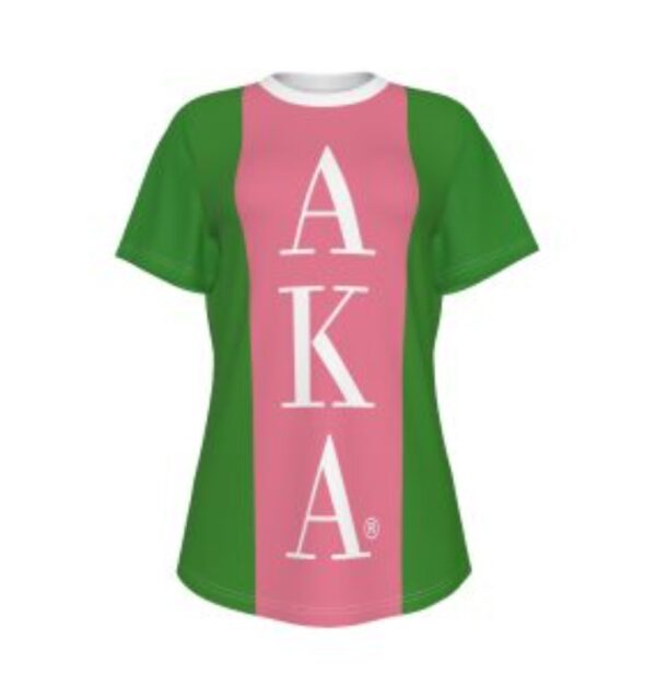 Size XL, Alpha Kappa Alpha Women's AOP Cut & Sew Tee | EZ Auction