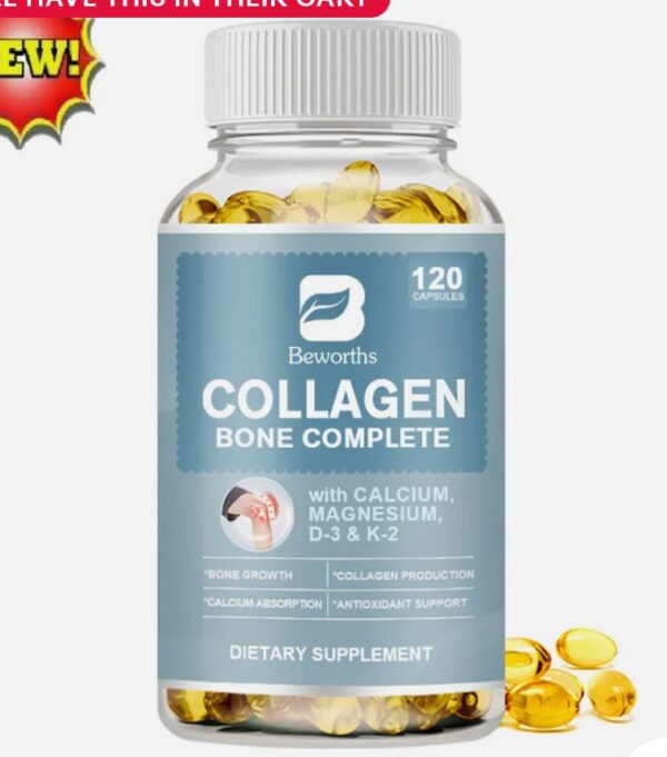 *** EXP 11/25 *** Marine Collagen Supplement With D3 Calcium,Magnesium Immune Support Anti Aging | EZ Auction