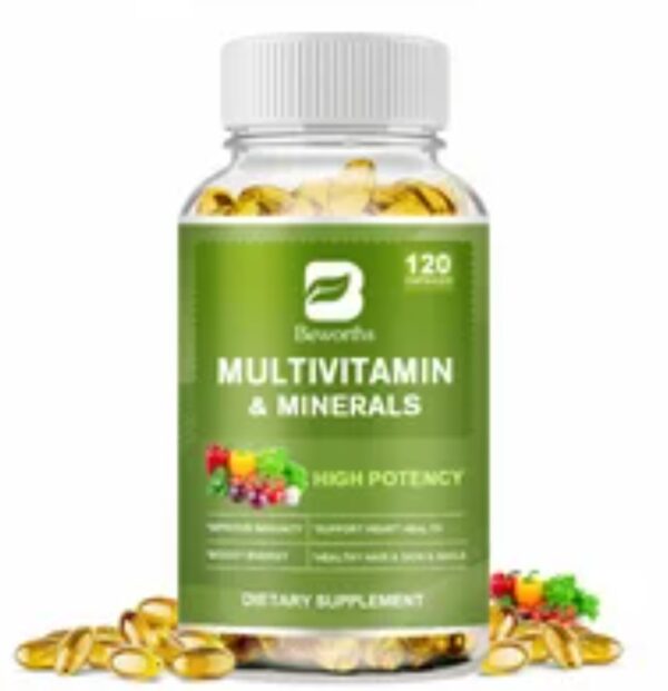 *** EXP 10/2026 **Beworths Multivitamin & Minerals Capsules with Iron, Methylfolate | EZ Auction