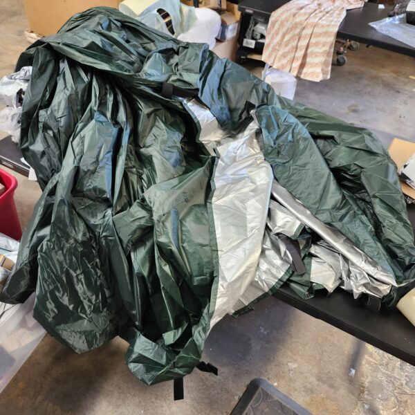 ***ONLY THE CANVAS*** Designs Skyscape Trekker Dark Green 1 Person oz. Ultralight Backpacking Tent. Our Longest Shelter. Floor Stretches Over 8 ft Long. 100% Silicone Coated Polyester. | EZ Auction