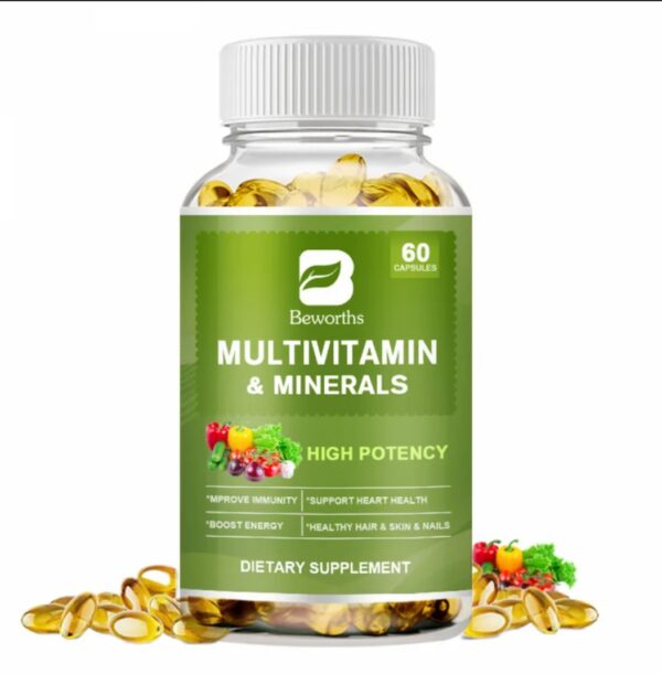 *** EXP 10/2026 **Beworths Multivitamin & Minerals Capsules with Iron, Methylfolate | EZ Auction