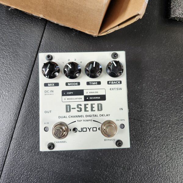 JOYO D-SEED-II Multi Pedal Effect, Stereo Looper Effect & Delay Pedal Effect for Electric Guitar Dual Channel & 8 Digital Delay Modes | EZ Auction