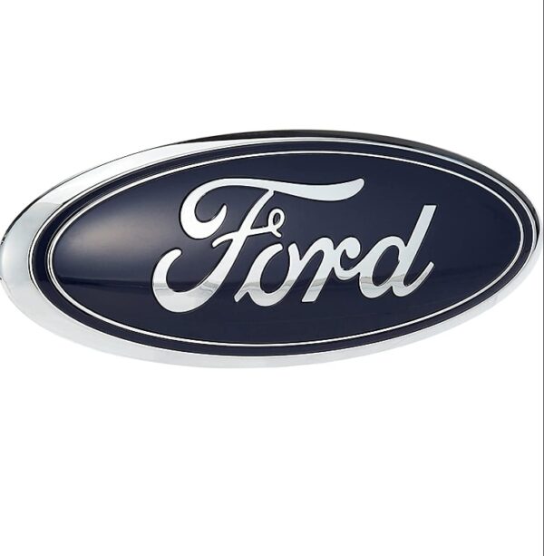 Ford AA8Z-9942528-A Nameplate DARK BLUE, 9 x 3.5 INCHES | EZ Auction