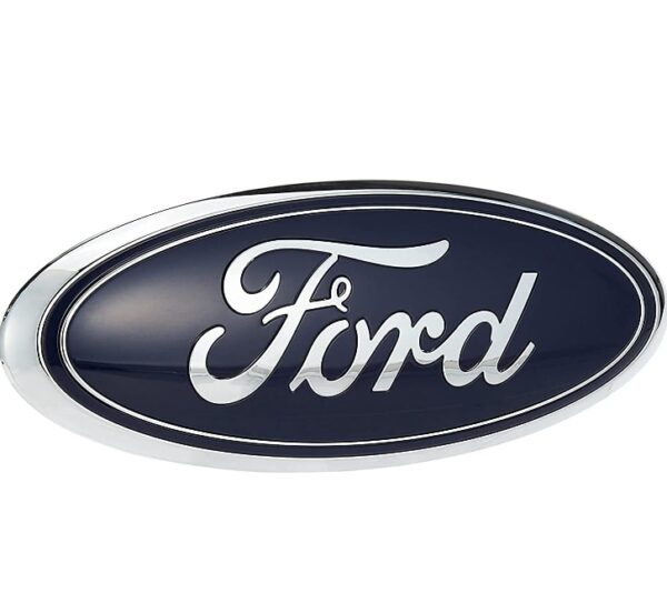 Ford AA8Z-9942528-A Nameplate DARK BLUE, 9 x 3.5 INCHES | EZ Auction