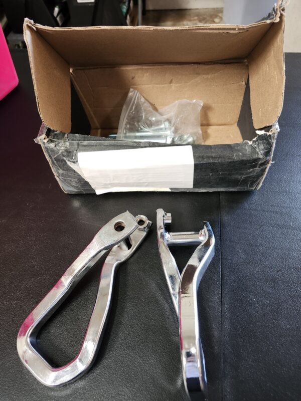 Runsentai Front Tow Recovery Hooks Chrome w/Bolts | EZ Auction