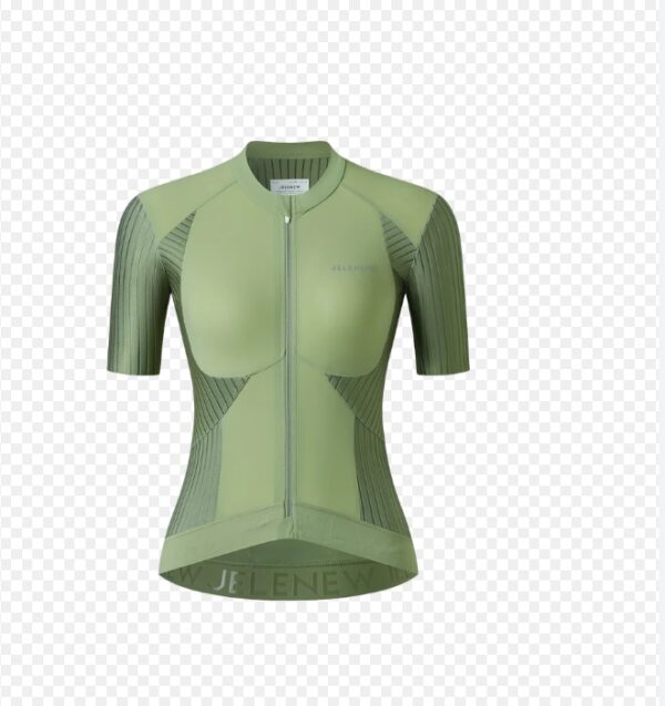 Jelenew Womens Light Green Cycling Jersey | EZ Auction