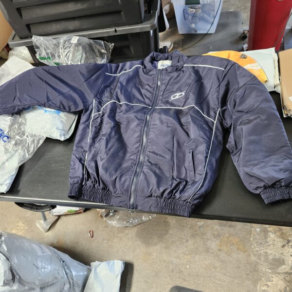 *** SIZE S *****PHOTO FOR REFERENCE** Apparel Men's Lightweight Windbreaker Rain Jacket with Piping | EZ Auction