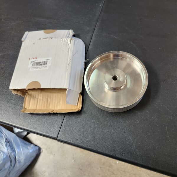 GYTYCATAH CBN Grinding Wheel, Dia 6" x 1.5" Wide with 1/2" Arbor, Diamond Grinding Wheel for Sharpening High Speed Steel, Grit 180 | EZ Auction