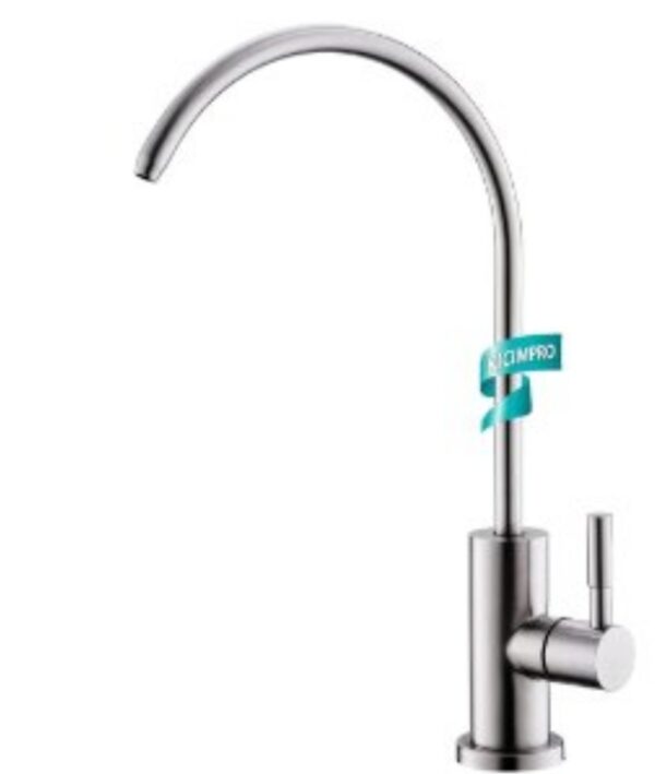 Water Filter Faucet, Kicimpro Drinking Water Faucet Fits Most Reverse Osmosis and Water Filtration System for Kitchen Bar Sink in Non-Air Gap SUS304 Stainless Steel Modern Brushed Nickel Lead-Free | EZ Auction