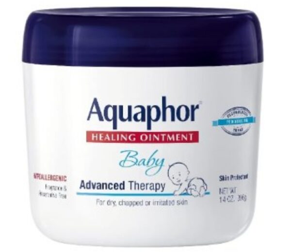 Aquaphor Baby Healing Ointment Advanced Therapy Skin Protectant, Dry Skin and Diaper Rash Ointment, 14 Oz Jar | EZ Auction