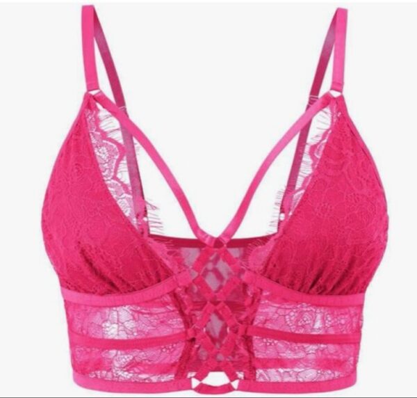 ***Medium***Buitifo Womens Cami Bra Criss Cross Eyelash Crop Top Bra Sexy Vest Bralette Busiter Lingerie | EZ Auction