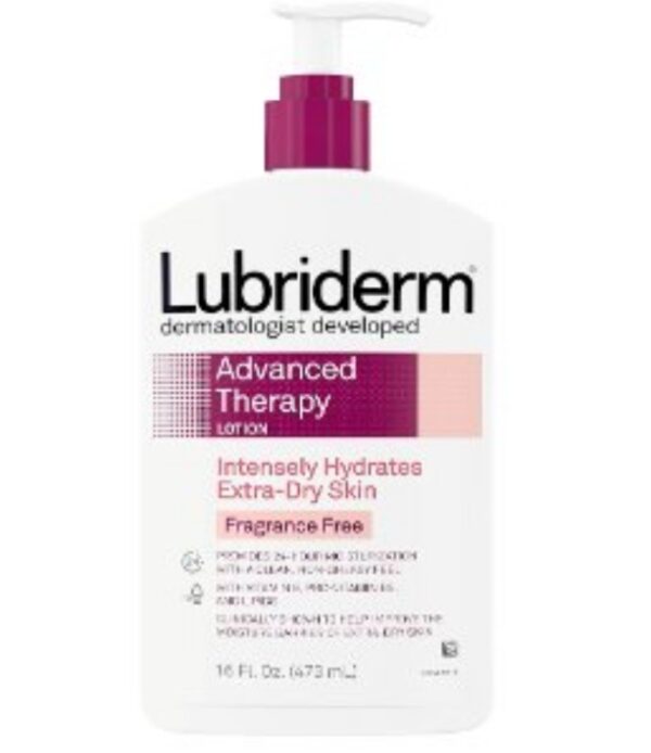 Lubriderm Advanced Therapy Moisturizing Lotion with Vitamins E and B5, Deep Hydration for Extra Dry Skin, Non-Greasy Formula | EZ Auction