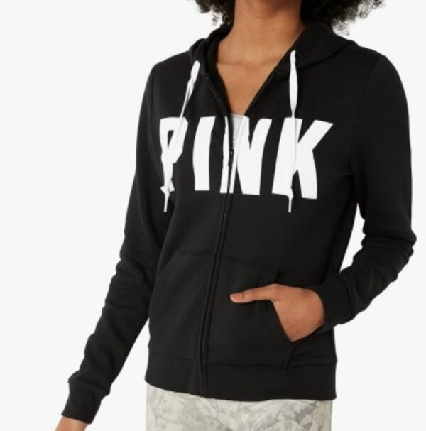 ***Medium***Victoria's Secret PINK Fleece Zip Up Perfect Hoodie (XS-XXL) | EZ Auction