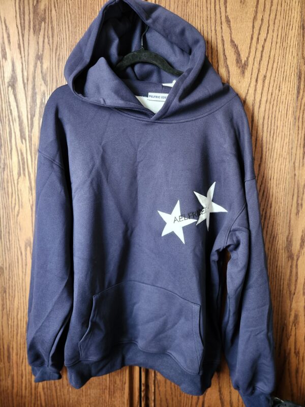 ***Small***Aelfric Eden Star Graphic Hoodies Oversized Y2k Hooded Sweatshirt Fashion Hoodie Streetwear Unisex Pullover Tops | EZ Auction