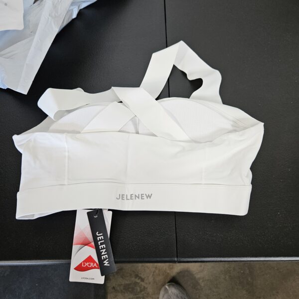 *** SIZE M/8 *** White Sports Bra JELENEW | EZ Auction