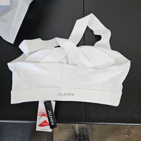 *** SIZE M/8 *** White Sports Bra JELENEW | EZ Auction