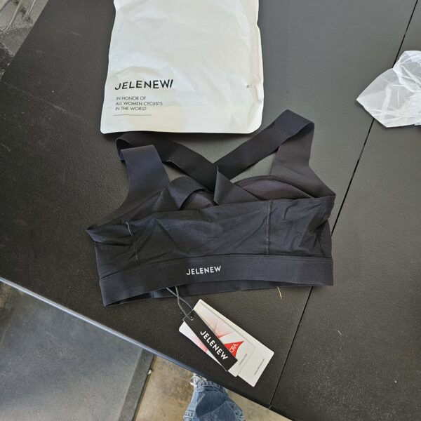 *** SIZE M/8 ***Black Sports Bra JELENEW | EZ Auction