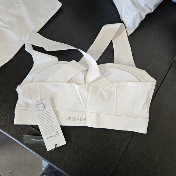 *** SIZE M/8 *** White Sports Bra JELENEW | EZ Auction