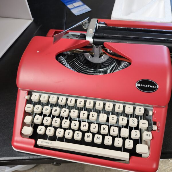 Typewriter Company Timeless Manual Typewriter, Red | EZ Auction