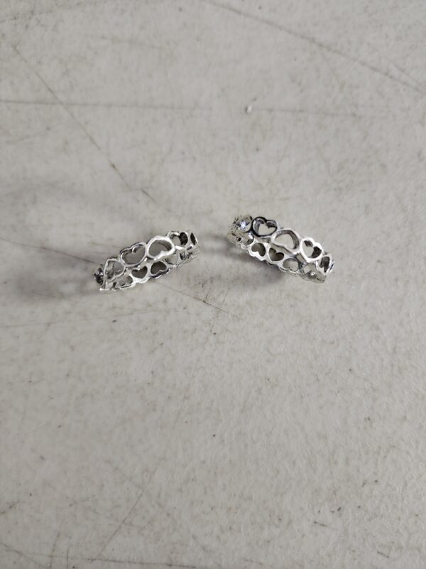 *** 2 PACK SIZE 10-10.5***Eternity Heart Love Promise Cute Ring New .925 Sterling Silver Band Sizes 3-10 | EZ Auction