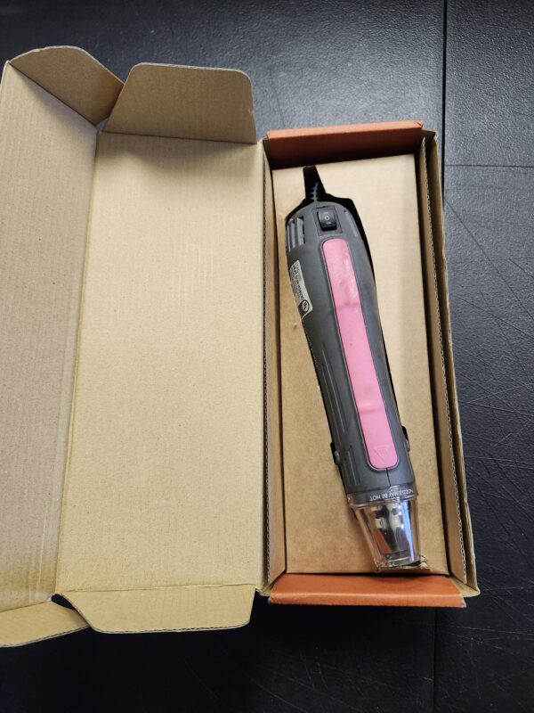 ***USED REFER TO IMAGES***Heat Gun for Crafting, Mini Dual Temp Hot Air Gun Tool for Epoxy Resin, Shrink Wrapping, Vinyl Wrap, Embossing, Electronics, Candle Making, Sublimation, Phone Repair & DIY (Pink) | EZ Auction