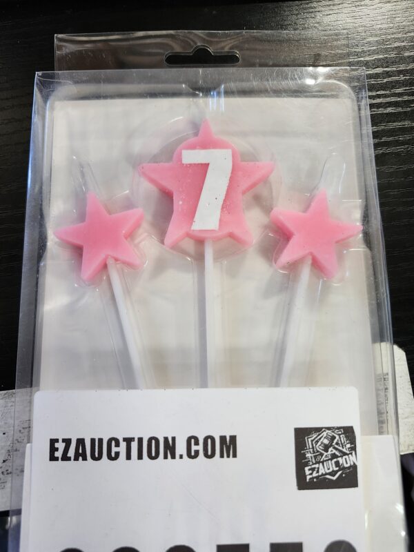 Birthday Candles, Unique Party Number 7 Star Birthday Candles | EZ Auction