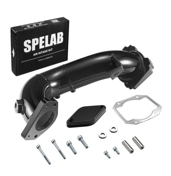 SPELAB Intake Elbow Bridge Kit for 2011-2016 GMC Chevrolet 6.6L Duramax LML Diesel | EZ Auction