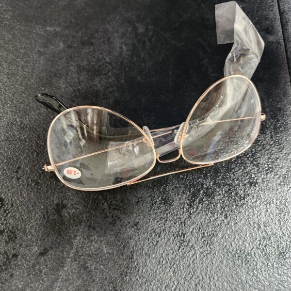 Classic Metal Reading Glasses - Spring Hinge Tear Drop Reader +2.50 | EZ Auction