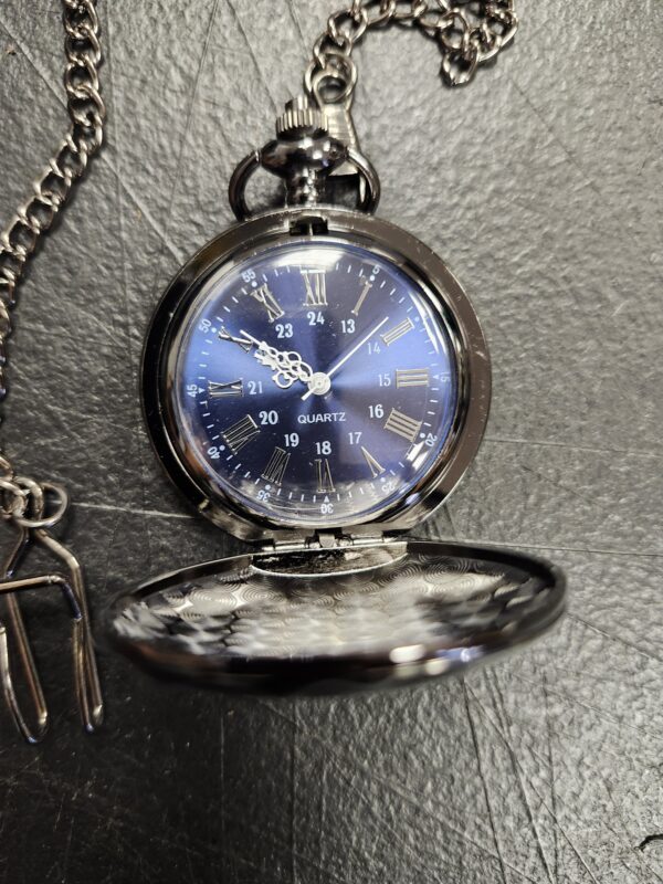 Wedding Pocket Watch for Groomsman, Best Man & Groom - Etched | EZ Auction