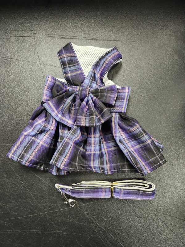 *** SMALL***Plaid Dog Dress Bow Tie Harness Leash Set for Small Dogs Cats Girl Cute Princess Dog Dresses Spring Summer Puppy Bunny Rabbit Clothes Chihuahua Yorkies Pet Outfits | EZ Auction