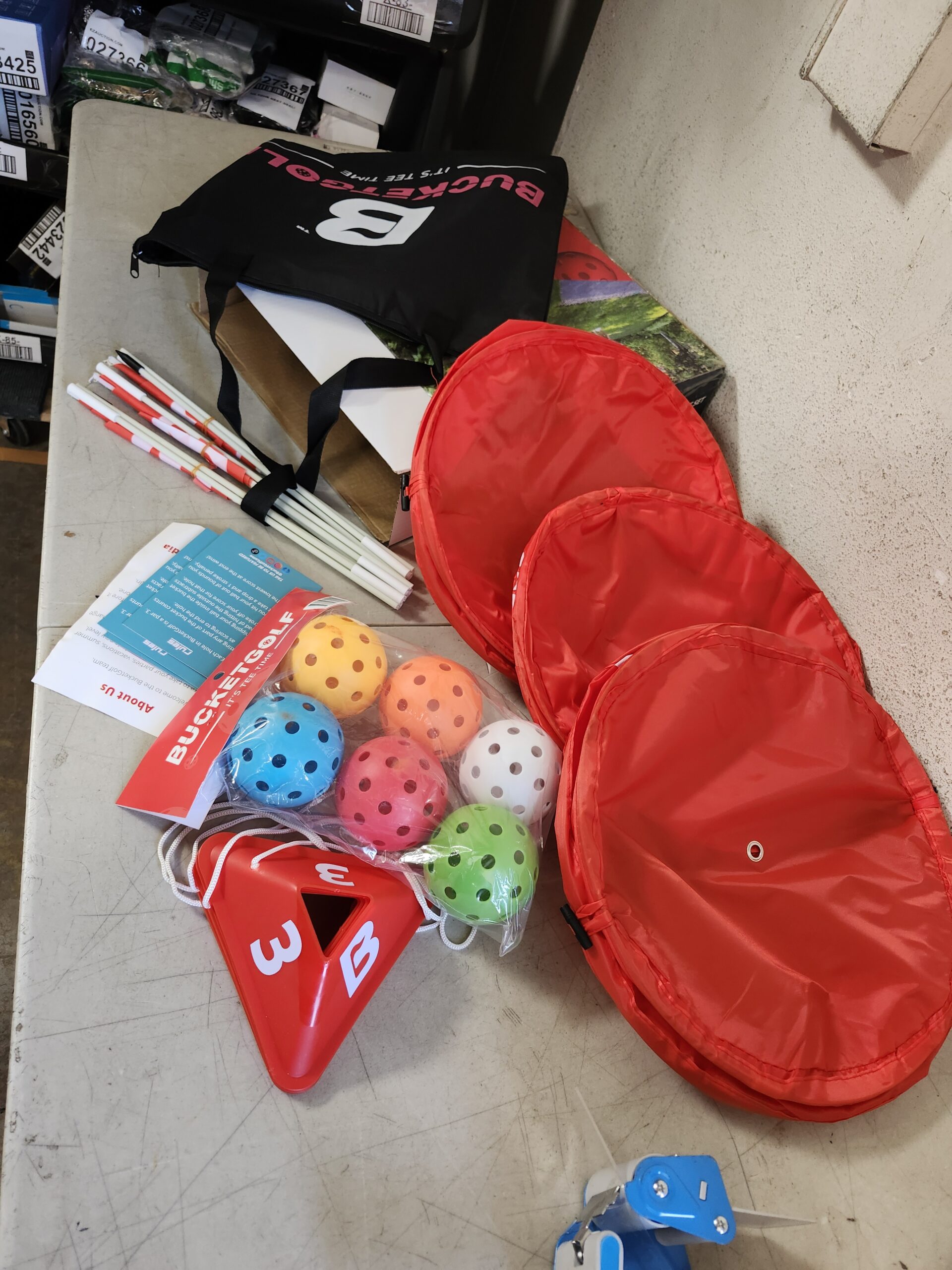 BucketGolf Game Pro The Ultimate Backyard Golf Game for Family, Adults