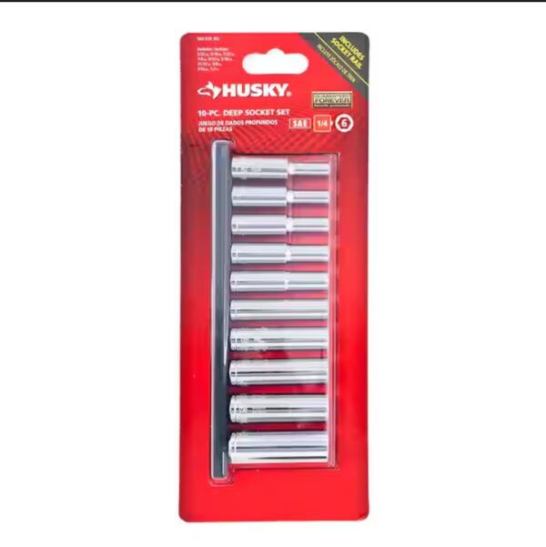 Questions and Answers for Husky 1/4 in. Drive Deep SAE Socket Set (10-Piece) | EZ Auction