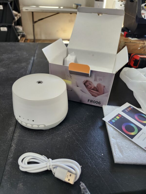 White Noise Sleep Aid Machine with Bluetooth Speaker App | EZ Auction