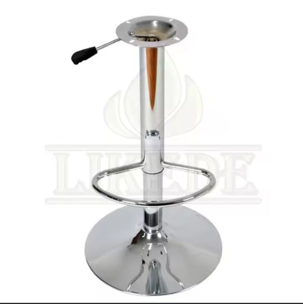 Bar Stool Accessories Parts Leg Round Chrome Iron Bar Stool | EZ Auction